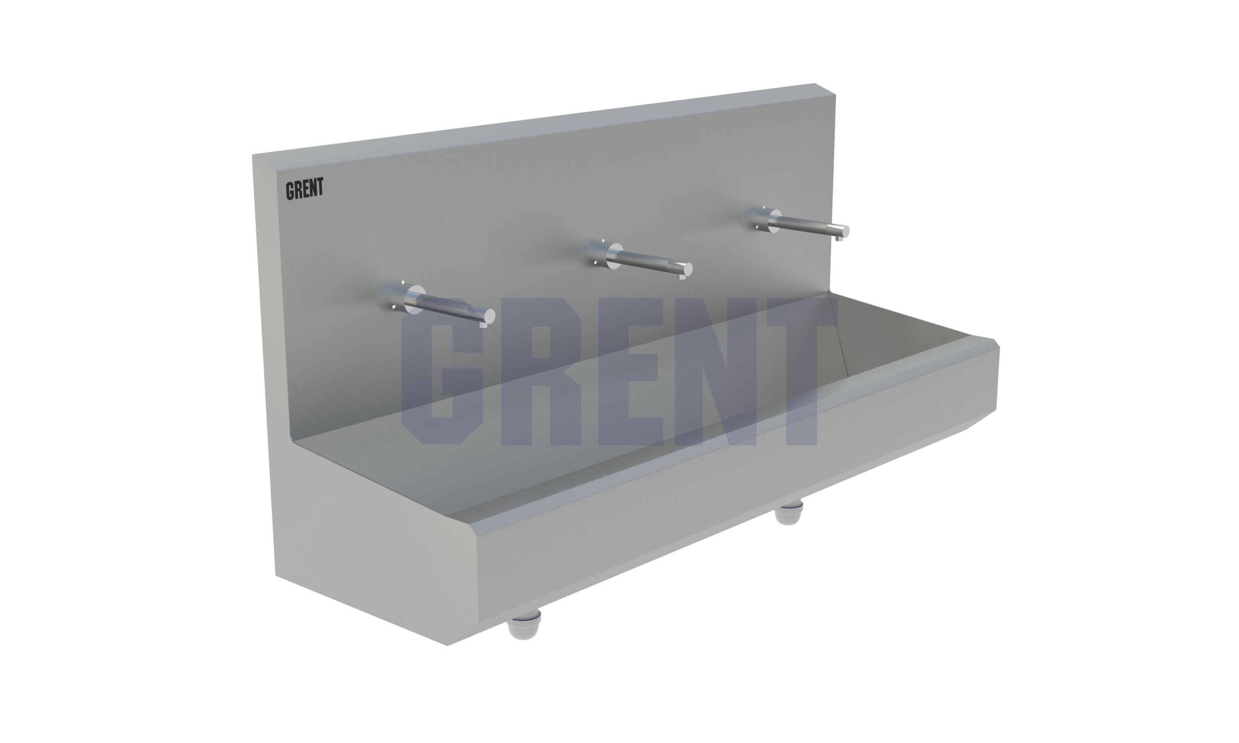 Умывальник 3-секционный подвесной GRENT-P-03