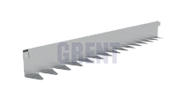 Бордюр стальной GRENT BR L-образный 1200*120, сталь 1.5 мм, нержавеющий Бордюр стальной GRENT BR L-образный 1200*120, сталь 1.5 мм, нержавеющий