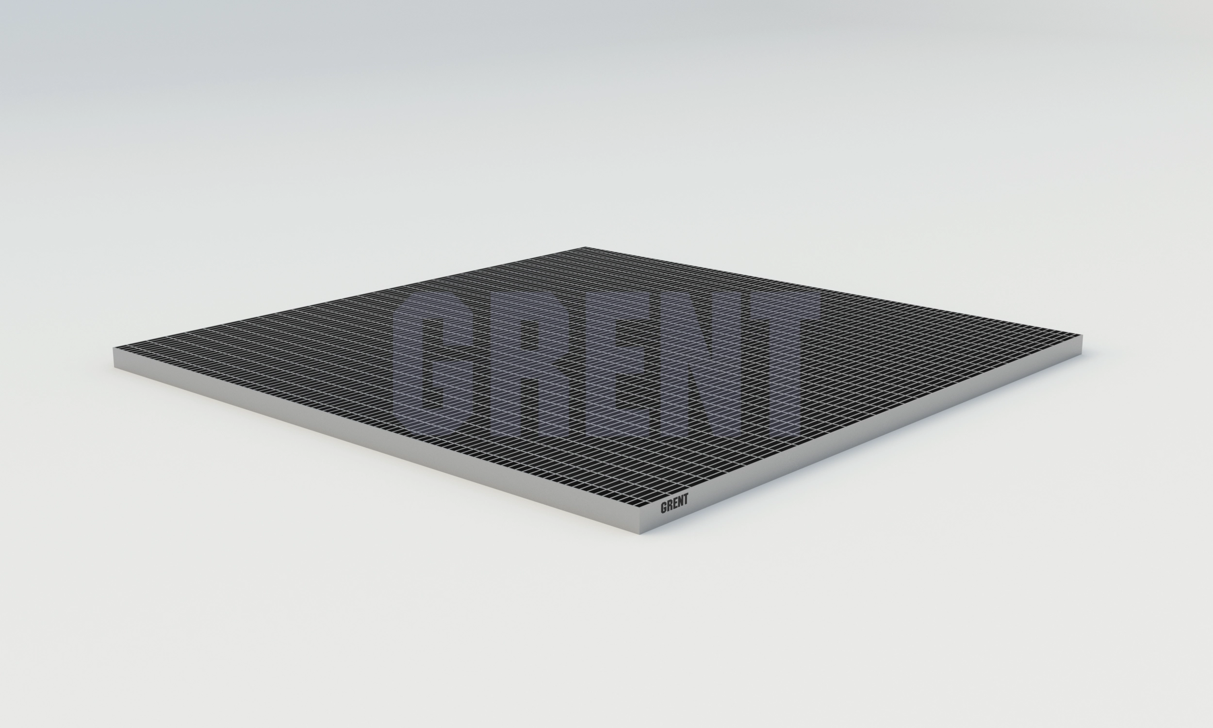 Прессованный настил из нержавеющей стали GRENT 33х11 1000х1000