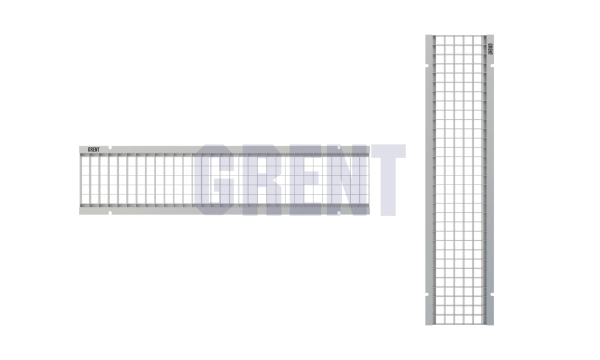 Решетка стальная ячеистая GRENT PlasT DN200 B125