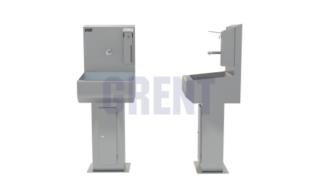 Умывальник 1-секционный на стойке GRENT-S-01 ЛД