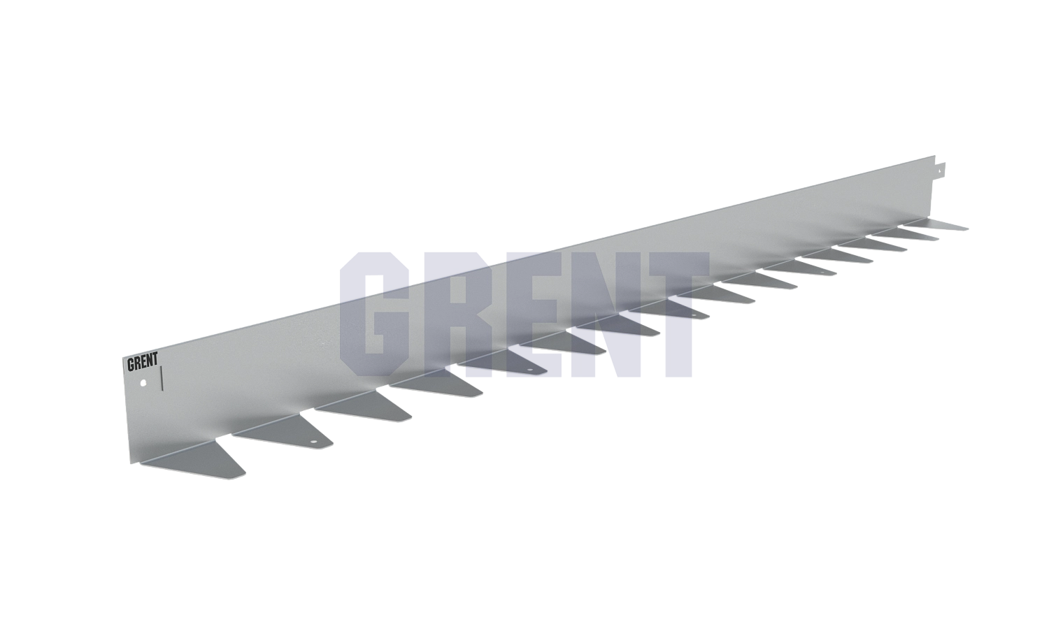 Бордюр стальной GRENT BR L-образный 1200*80, 1,5, оцинкованный