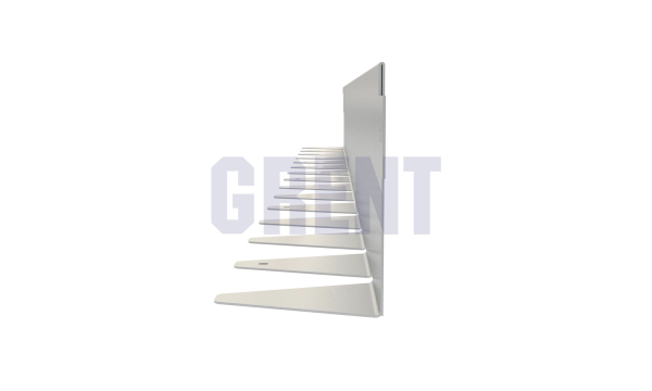 Бордюр стальной GRENT BR L-образный 1200*100, 1,5, оцинкованный