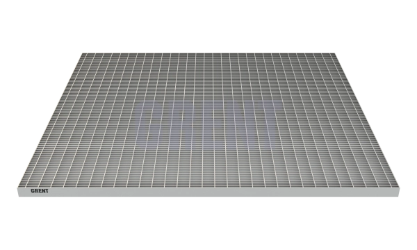 Прессованный настил из нержавеющей стали GRENT 33х33 900х1000