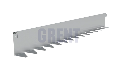 Бордюр стальной GRENT BR L-образный 1200*150, 1,5, оцинкованный