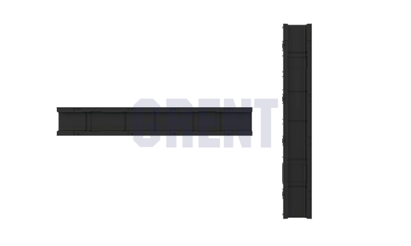Лоток водоотводный пластиковый GRENT PlasT 100 H55