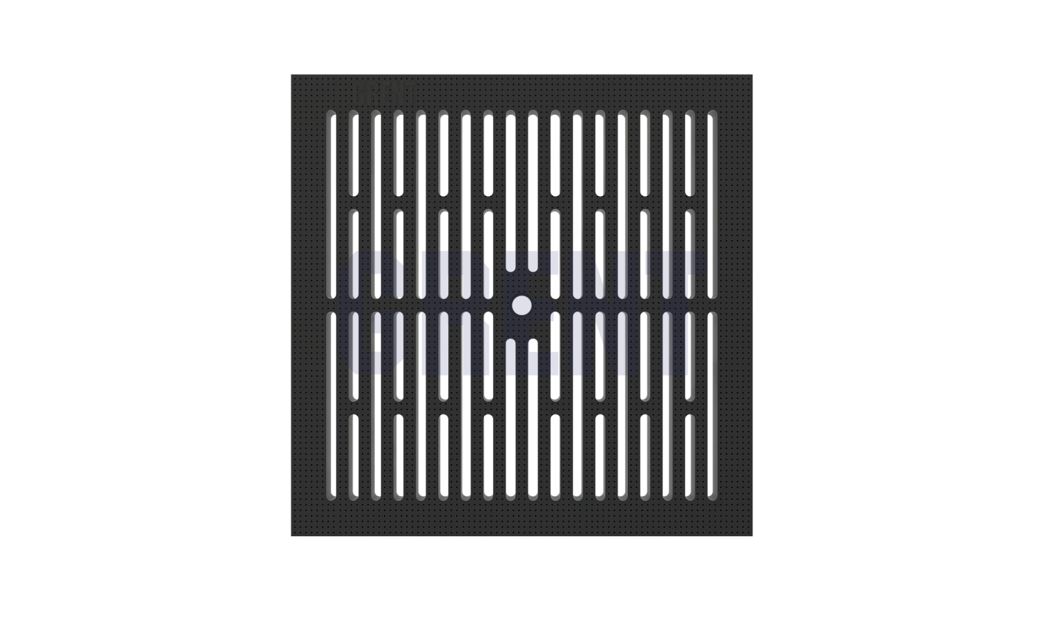 Решетка пластиковая GRENT PlasT 300х300 А15 черная