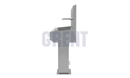 Умывальник 3-секционный на стойке GRENT-S-03