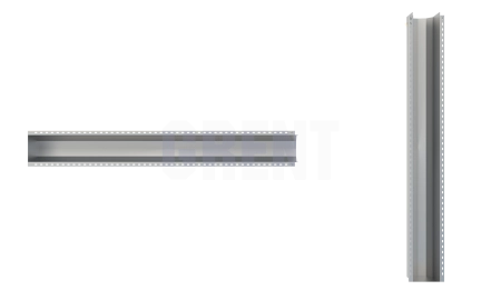 Лоток водоотводный мостовой GRENT MosT подвесной 200 торцевой