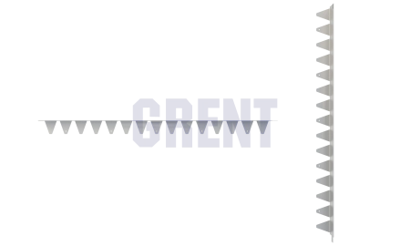 Бордюр стальной GRENT BR L-образный 1200*90, 1,5, оцинкованный