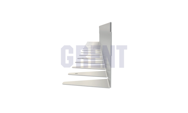 Бордюр стальной GRENT BR L-образный 1200*90, 1,5, оцинкованный