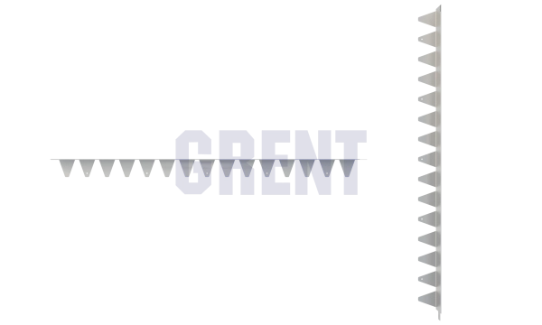 Бордюр стальной GRENT BR L-образный 1200*90, 1,5, оцинкованный