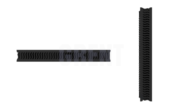 Лоток пластиковый GRENT PlasT EcoP DN100 H100 с решеткой пластиковой