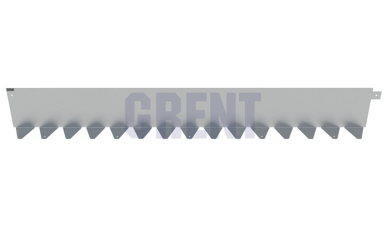 Бордюр стальной GRENT BR L-образный 1200*150, 1,5, оцинкованный