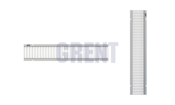Решетка стальная ячеистая GRENT PlasT DN150 B125