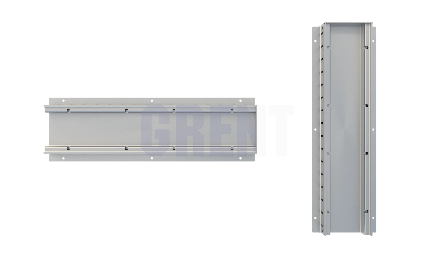 Лоток водоотводный мостовой GRENT MosT 160 торцевой