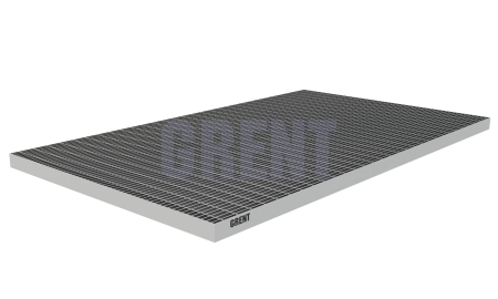 Прессованный настил из нержавеющей стали GRENT 33х11 600х1000