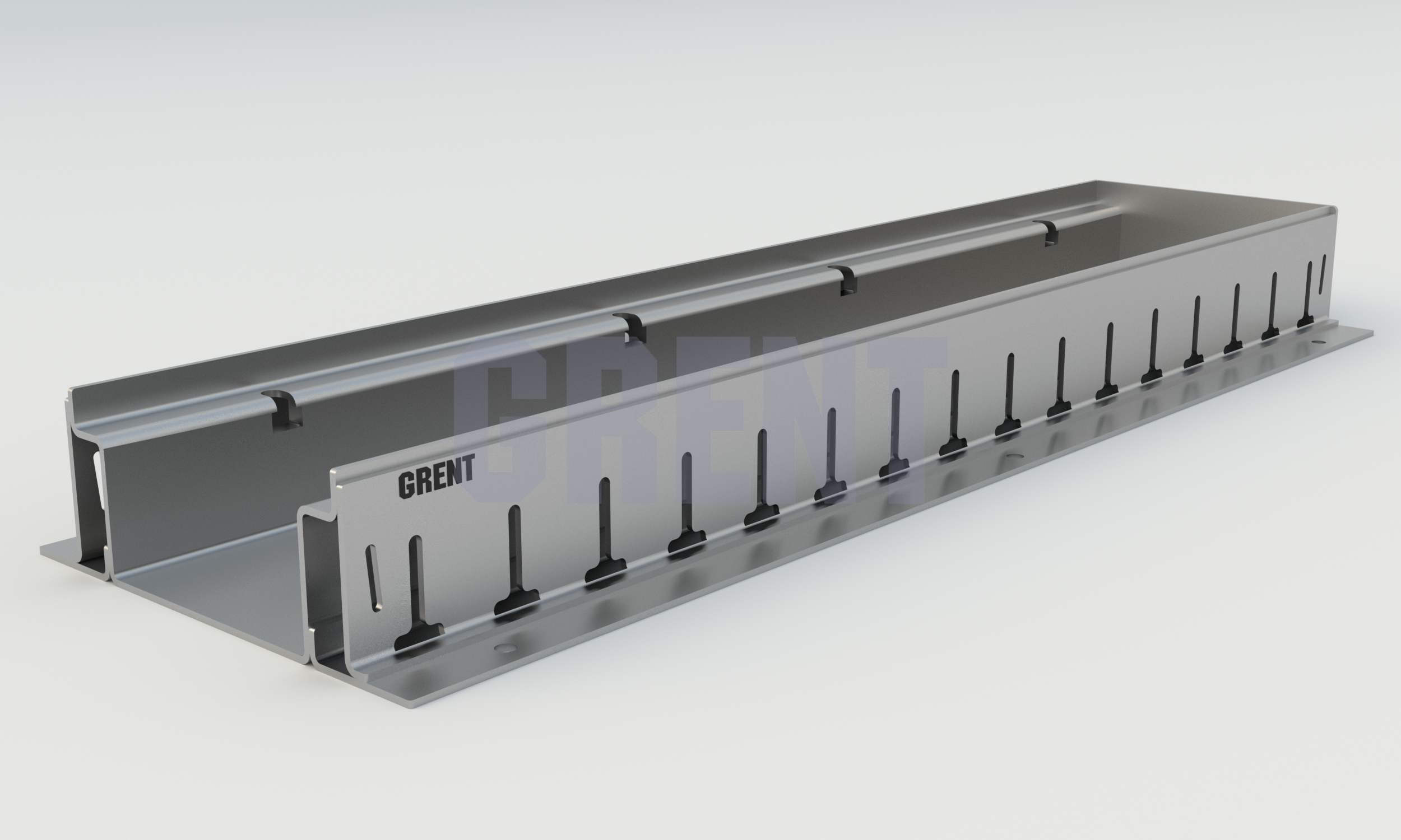 Лоток водоотводный мостовой GRENT MosT 160 торцевой