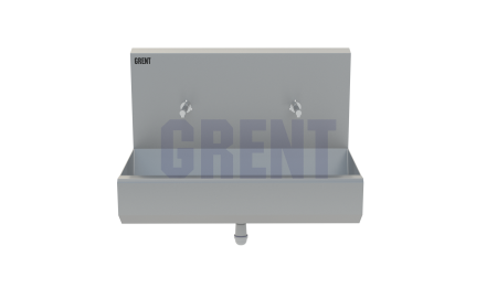 Умывальник 2-секционный подвесной GRENT-P-02