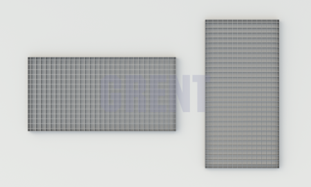 Сварной настил из нержавеющей стали GRENT 33х33 500х1000