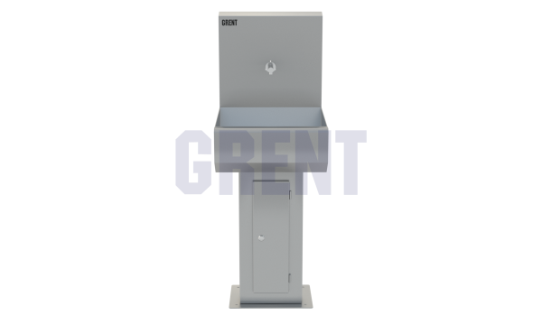 Умывальник 1-секционный на стойке GRENT-S-01