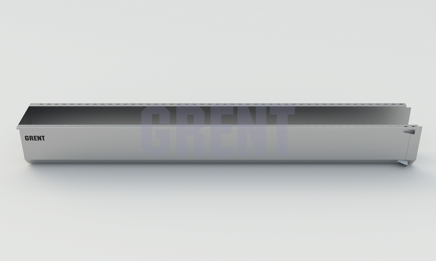 Лоток водоотводный мостовой GRENT MosT подвесной 300 торцевой
