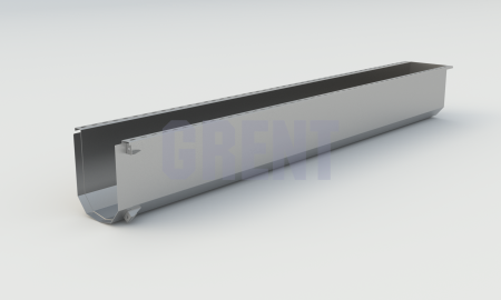 Лоток водоотводный мостовой GRENT MosT подвесной 300 торцевой