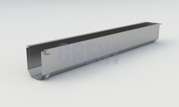 Лоток водоотводный мостовой GRENT MosT подвесной 150 торцевой