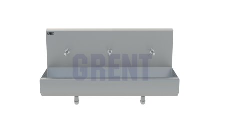 Умывальник 3-секционный подвесной GRENT-P-03