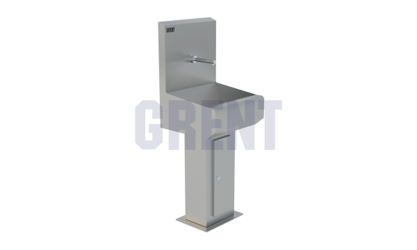 Умывальник 1-секционный на стойке GRENT-S-01