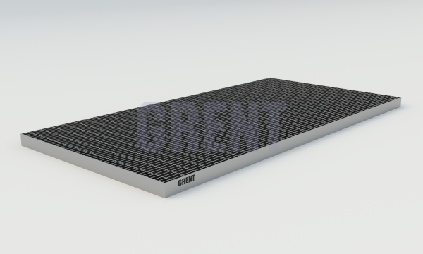 Прессованный настил из нержавеющей стали GRENT 33х11 500х1000