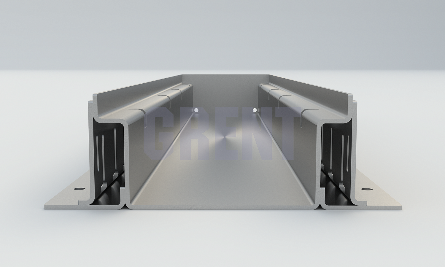 Лоток водоотводный мостовой GRENT MosT 160 торцевой