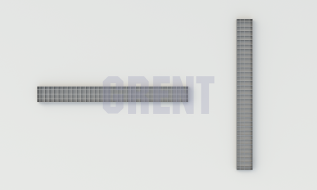 Решетка ячеистая из нержавеющей стали GRENT S 600 