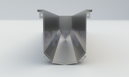 Лоток водоотводный мостовой GRENT MosT подвесной 300 торцевой