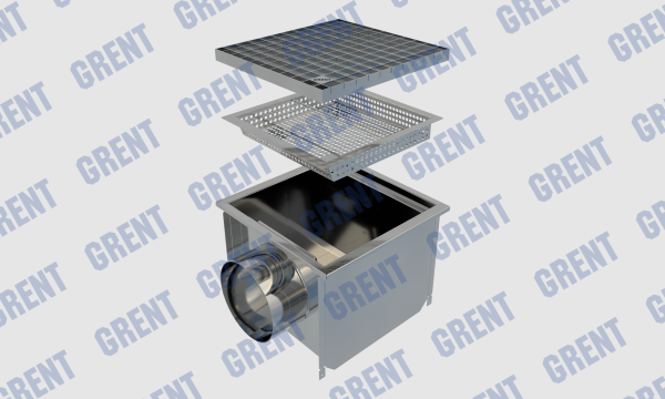 Трап GRENT KV 400. БВ. 200 (выход сбоку)
